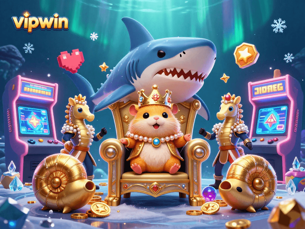 Enjoy immersive gameplay at vipwin with colorful arcade machines and charming characters.