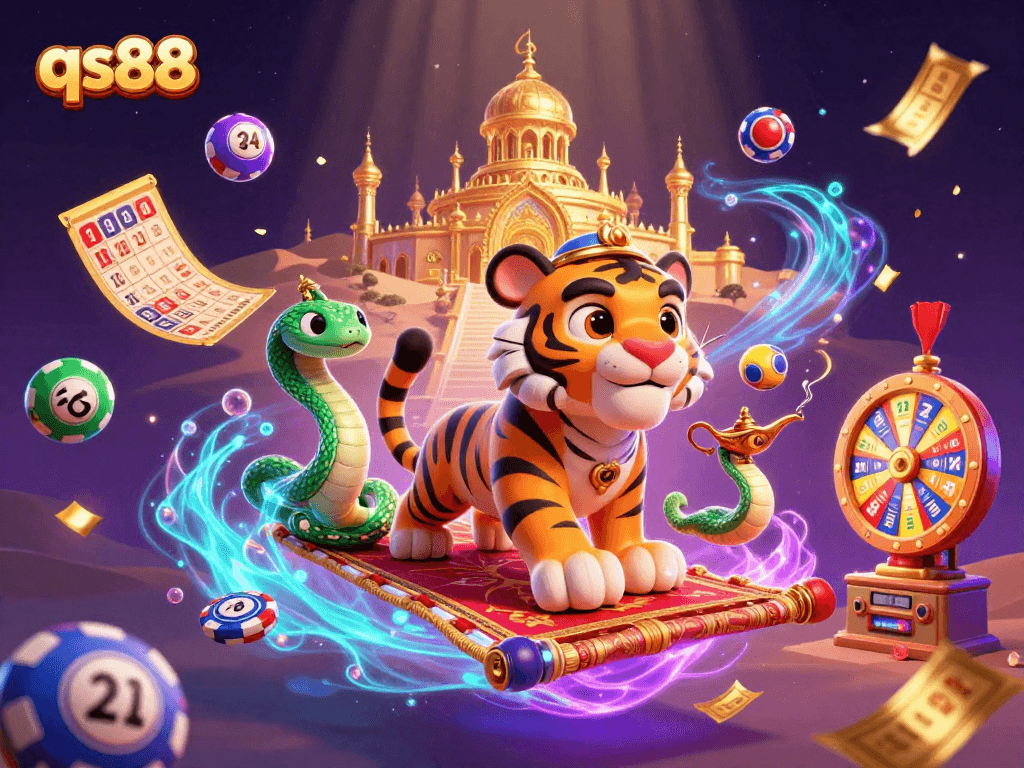 Experience thrilling gambling with qs88 in a vibrant 3D casino adventure featuring engaging characters and dynamic game elements.