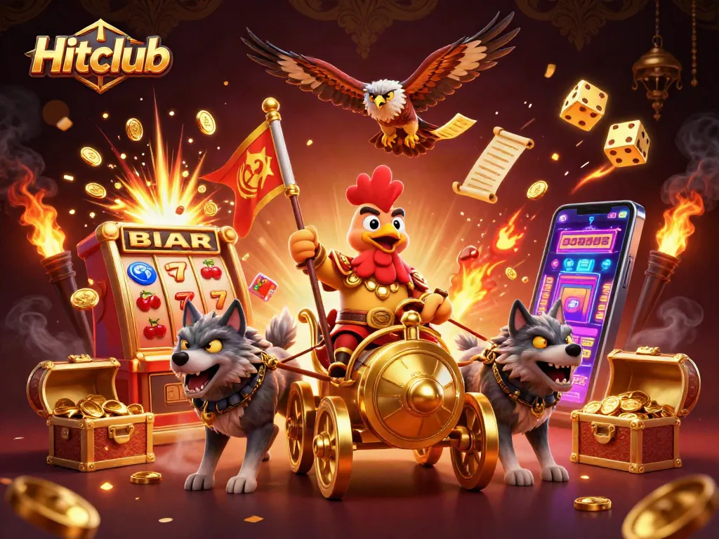 Experience thrilling gameplay at Hitclub with dynamic casino scenes rich in exciting elements.