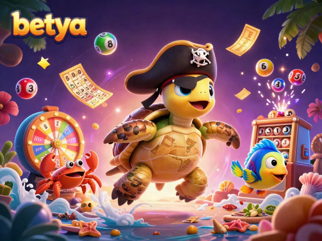 Betya enhances your gaming experience with colorful lottery elements and engaging characters.