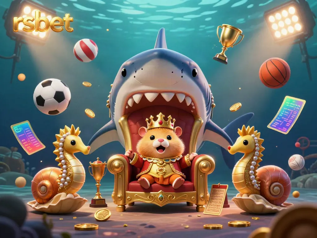 Experience the excitement of gambling with rsbet in an immersive underwater scene featuring vibrant characters and dynamic game elements.