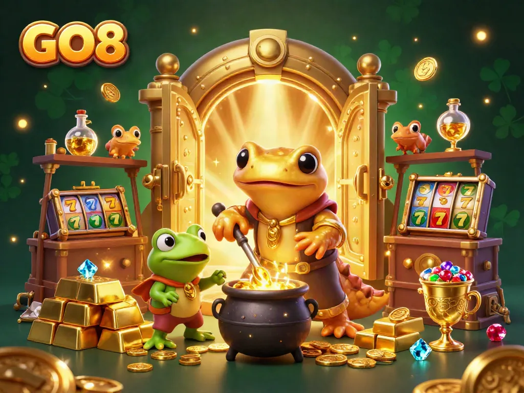 Spin into gold with GO8’s thrilling slot adventure featuring an enchanting alchemist.