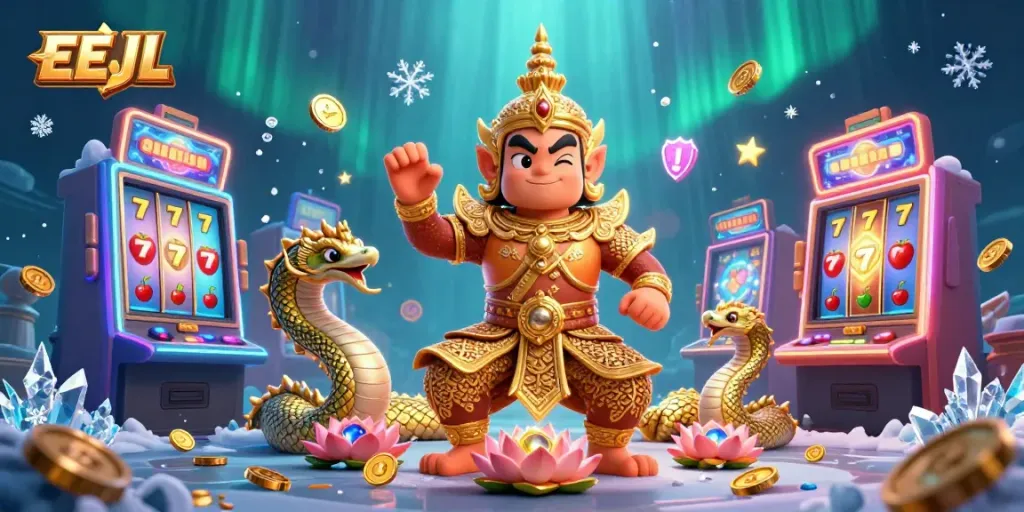 Experience the thrill of EEJL gaming with vibrant symbols and enchanting guardians.